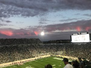 Michigan State University's Spartan Stadium - Homecoming October 21, 2017